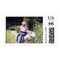 Portrait of Aunt Marianne postage by twinapollo Portrait of Aunt Marianne postage