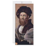 Portrait Of Baldassare Castiglione By Raffael Rack Cards