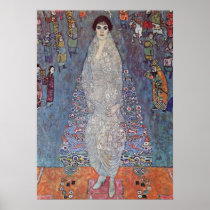 Portrait of Baroness Elisabeth Bachofen by Klimt Poster