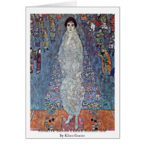 Portrait Of Baroness Elisabeth Bachofen-Echt Greeting Cards