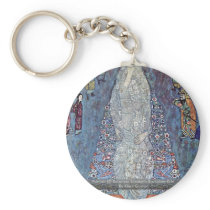 Portrait Of Baroness Elisabeth Bachofen-Echt Key Chain