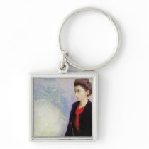 Portrait of Baroness Robert de Domecy, 1900 Key Chain