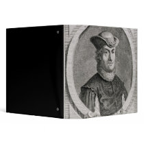 Portrait of Baruch or Benedict Spinoza Vinyl Binder
