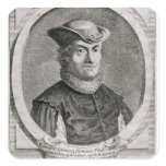 Portrait of Baruch or Benedict Spinoza Sticker