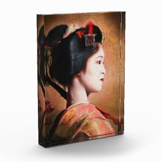 Portrait of beautiful Geisha digital painting Awards