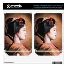 Portrait of beautiful Geisha digital painting Skin For FreeAgent GoFlex