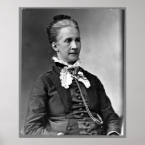 Portrait of Belva Ann Bennett Lockwood Poster