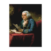 Portrait of Benjamin Franklin Postcard