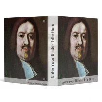 Portrait Of Bernard Ignat Martinice Detail By ? Kr 3 Ring Binders