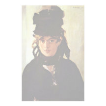 Portrait Of Berthe Morisot Customized Stationery