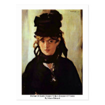 Portrait Of Berthe Morisot postcards