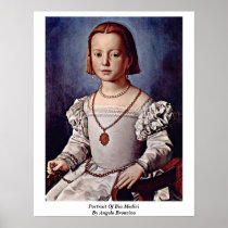 Portrait Of Bia Medici By Angelo Bronzino Posters