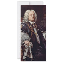Portrait Of Bishop Benjamin Hoadly By Hogarth Full Color Rack Card