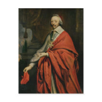 Portrait of Cardinal de Richelieu Postcards
