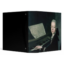 Portrait of Carl Graf Firmian at the piano Binders