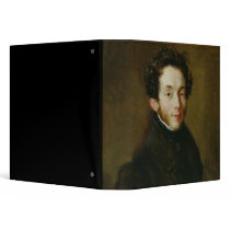 Portrait of Carl Maria Friedrich Ernst von 3 Ring Binder