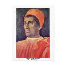 Portrait Of Carlo De 'Medici. By Andrea Mantegna Postcards