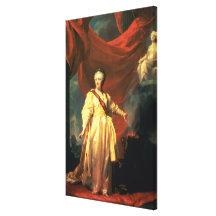 Portrait of Catherine the Great as Lawgiver Gallery Wrapped Canvas