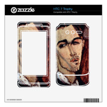 Portrait of Celso Laga by Amedeo Modigliani HTC 7 Trophy Decal