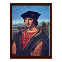 Portrait Of Charles D'Amboise By Andrea Solario Postcard