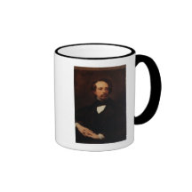 Portrait of Charles Dickens  1855 Mug