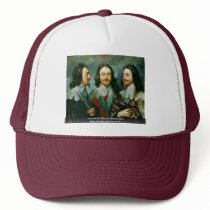 Portrait Of Charles I, King Of England Trucker Hats