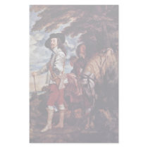 Portrait Of Charles I, King Of England Stationery Paper