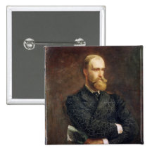 Portrait of Charles Stewart Parnell  1892 Pinback Buttons