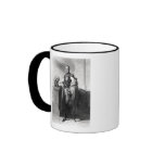 Portrait of Charles X  King of France and mugs