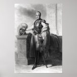 Portrait of Charles X  King of France and posters