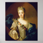 Portrait of Charlotte Aglae of Orleans, 1720s Posters