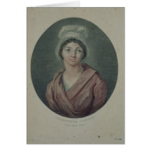 Portrait of Charlotte Corday  after 1793 Greeting Card