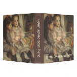 Portrait of Children by Pierre Auguste Renoir 3 Ring Binder