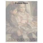 Portrait of Children by Pierre Auguste Renoir Custom Letterhead