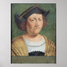 Portrait of Christopher Columbus Poster