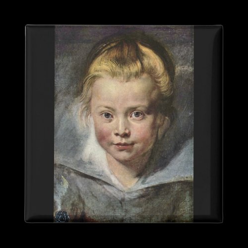 Portrait of Clara Serena Rubens by Paul Rubens Fridge Magnet
