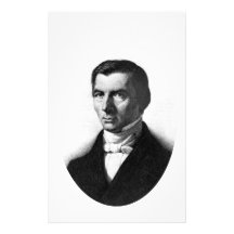 Portrait of Classical Liberal Frederic Bastiat Custom Stationery