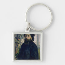 Portrait of Claude Monet  1875 Key Chains