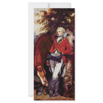 Portrait Of Colonel George Kh Coussmaker Personalized Rack Card