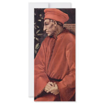Portrait Of Cosimo Il Vecchio De' Medici, By Ponto Customized Rack Card