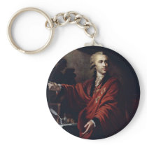 Portrait Of Count Alexei Mussin-Pushkin By Lampi D Keychain
