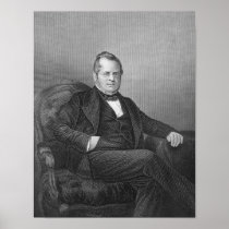 Portrait of Count Camillo Berso of Cavour Poster