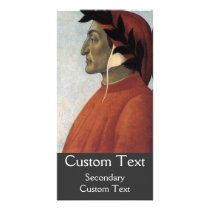 Portrait of Dante Photo Card Template