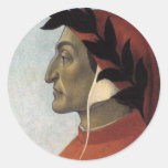 Portrait of Dante Stickers