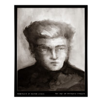 Portrait of David Lynch posters