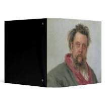 Portrait of dest Petrovich ussorgsky  1881 Binder
