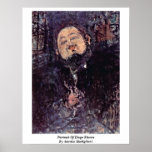 Portrait Of Diego Rivera By Amedeo Modigliani Posters