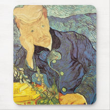 Portrait of Doctor Gachet by Vincent van Gogh Mousepad