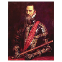 Portrait Of Don Fernando Álvarez De Toledo, Duke Letterhead Template