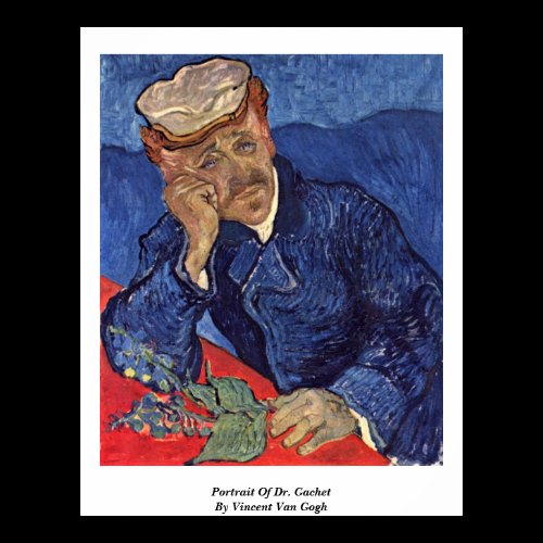 Portrait Of Dr. Gachet By Vincent Van Gogh Posters